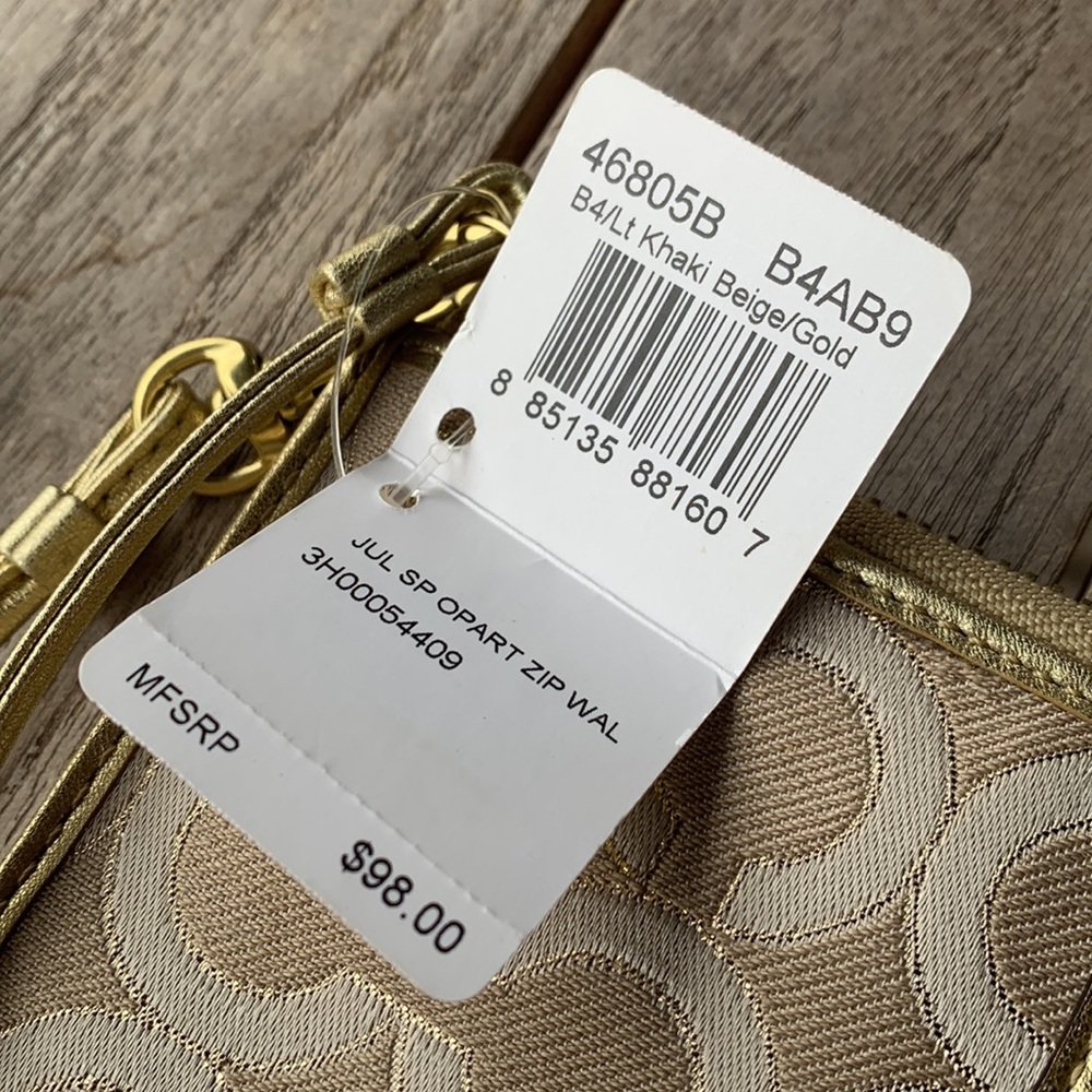 Coach Julia Op Art Zippy wristlet - Picture 12 of 15